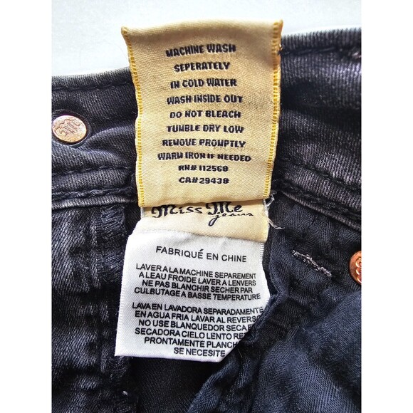 Miss Me JY5082G23 Jeggings Embroidery Flap Pocket Stretch Jeans Womens Size 27 - Picture 6 of 8